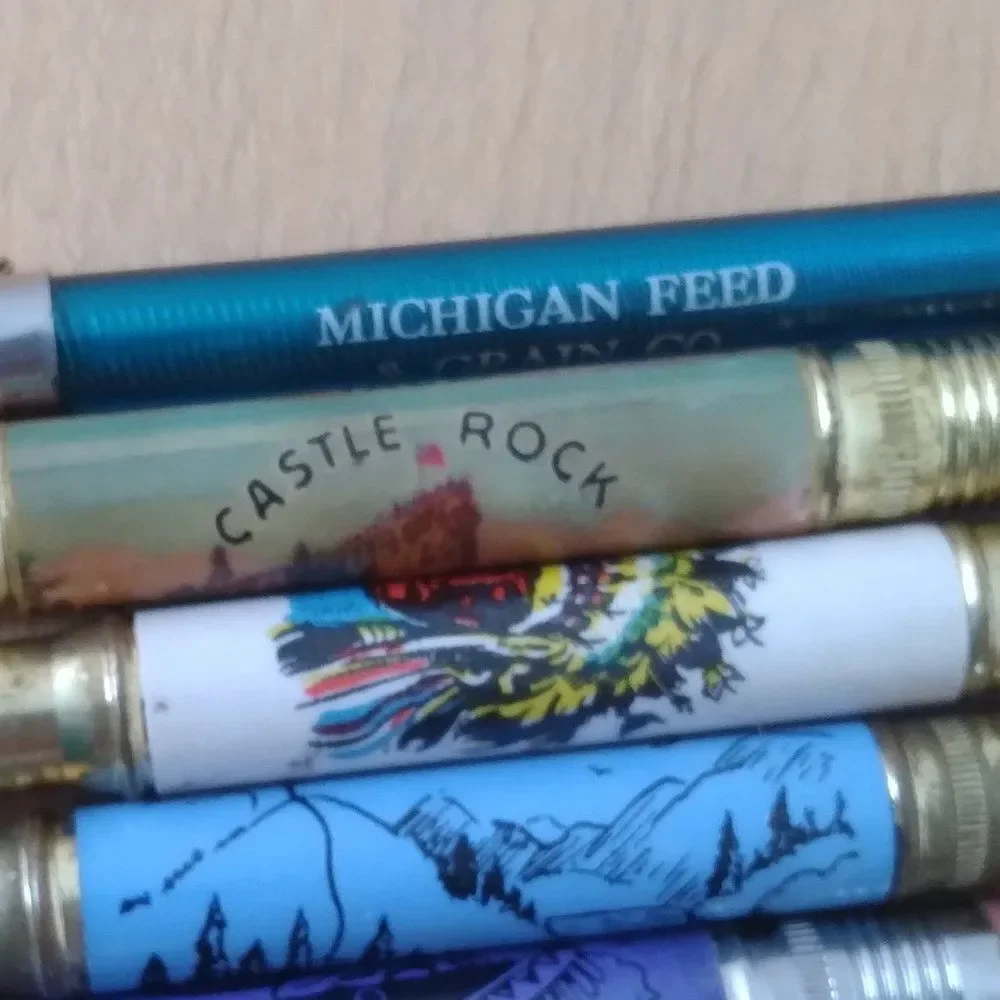 Vintage Bullet Pencils Castle Rock Marquette Michigan Feed (7)